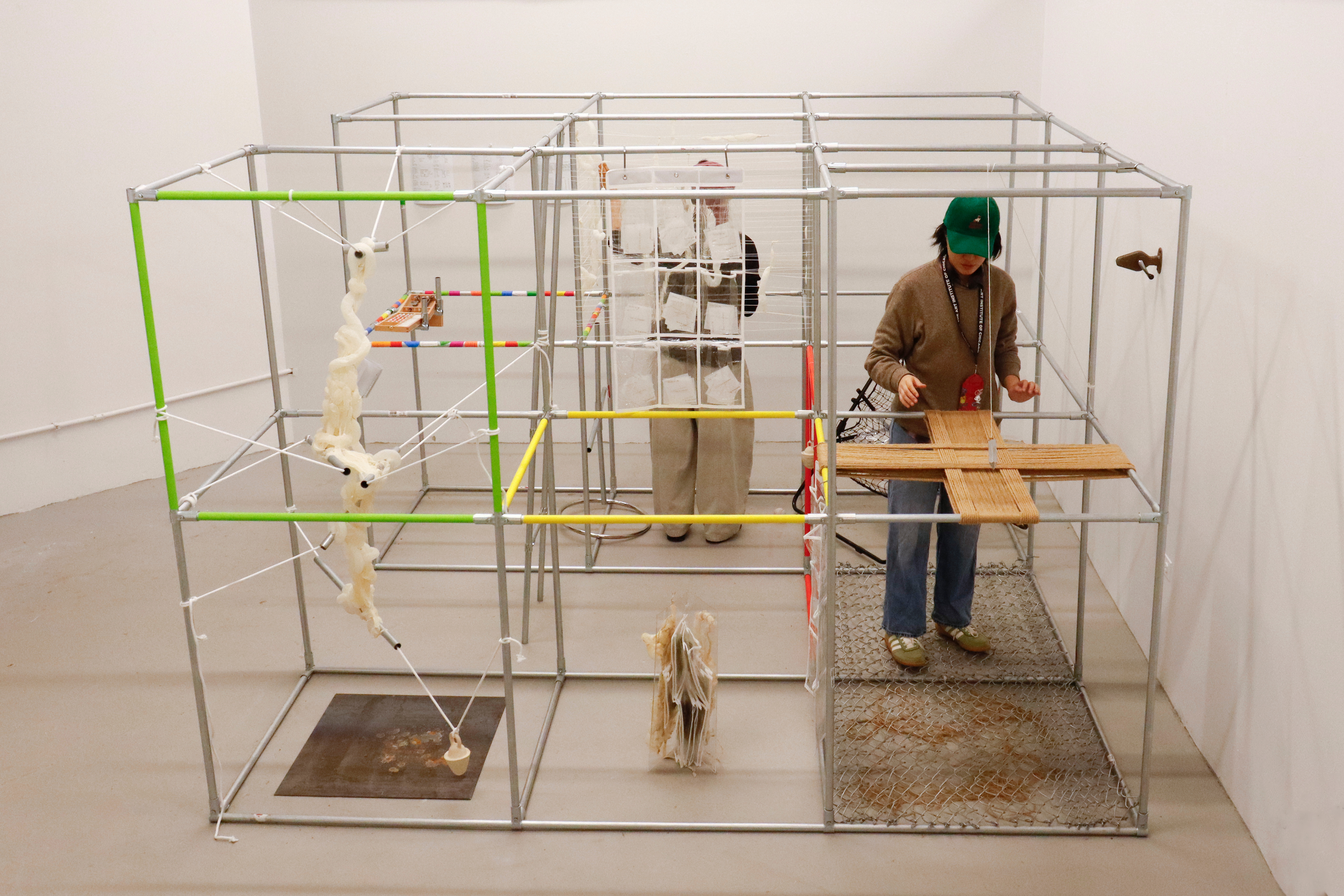 Shifting Center by oneg - rule-based activities built into a modular metal framework